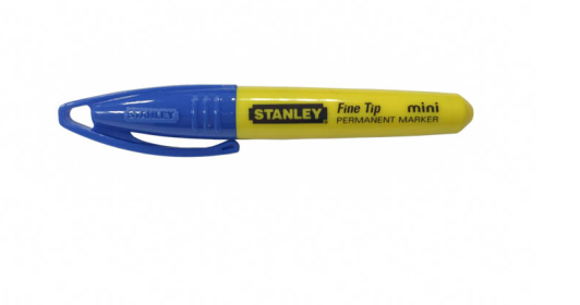 1-47-329 STANLEY PERMANENTNÍ MINI-ZNAČKOVAČ 80MM JEMNÝ HROT - MODRÁ BARVA