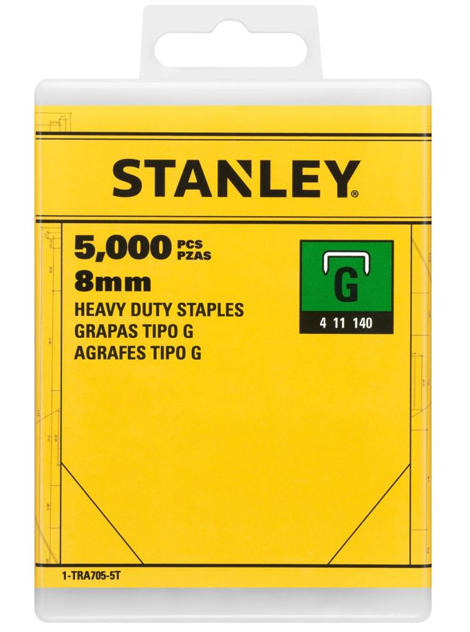 1-TRA705-5T STANLEY HD SPONKY 8MM, 5000KS - TYP G 4/11/140