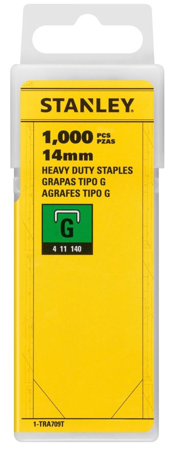 1-TRA709T STANLEY HD SPONKY 14MM, 1000KS - TYP G 4/11/140