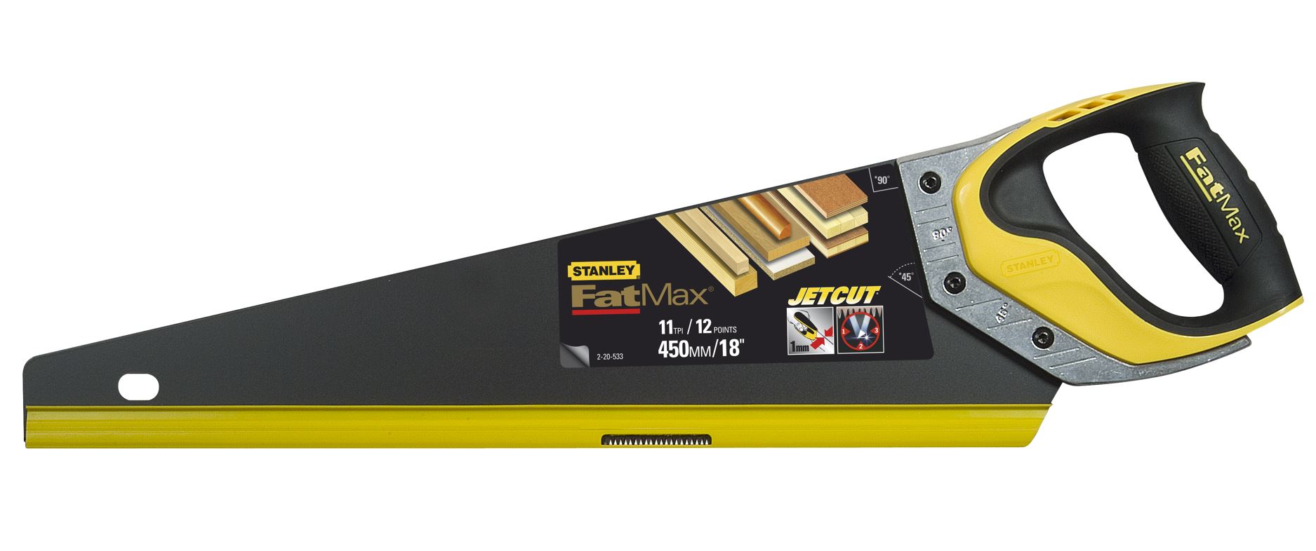 2-20-533 STANLEY FATMAX RUČNÍ PILA TRI-MATERIAL 11TPI x 450mm