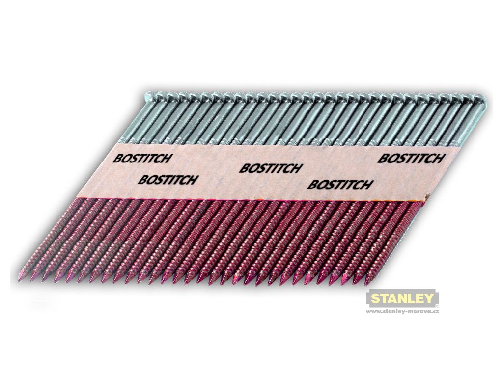 Bostitch PT28R50G12 KONVEXNÍ POZINKOVANÉ hřebíky PT 2,8 x 50 mm, 2 200 ks, spojené papírovou páskou