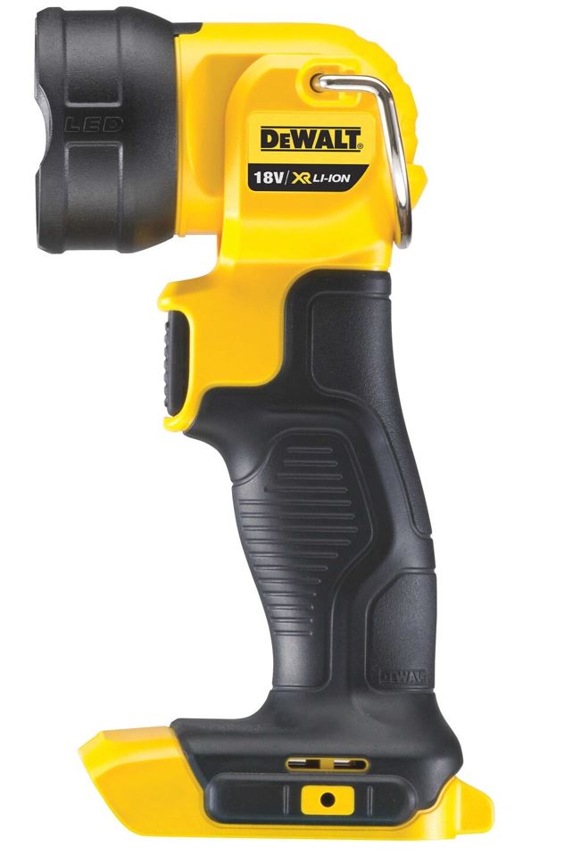 DCL040 DEWALT 18 V AKU OTOČNÁ SVÍTILNA 110 LUMEN, BEZ BATERIE A NABÍJEČKY