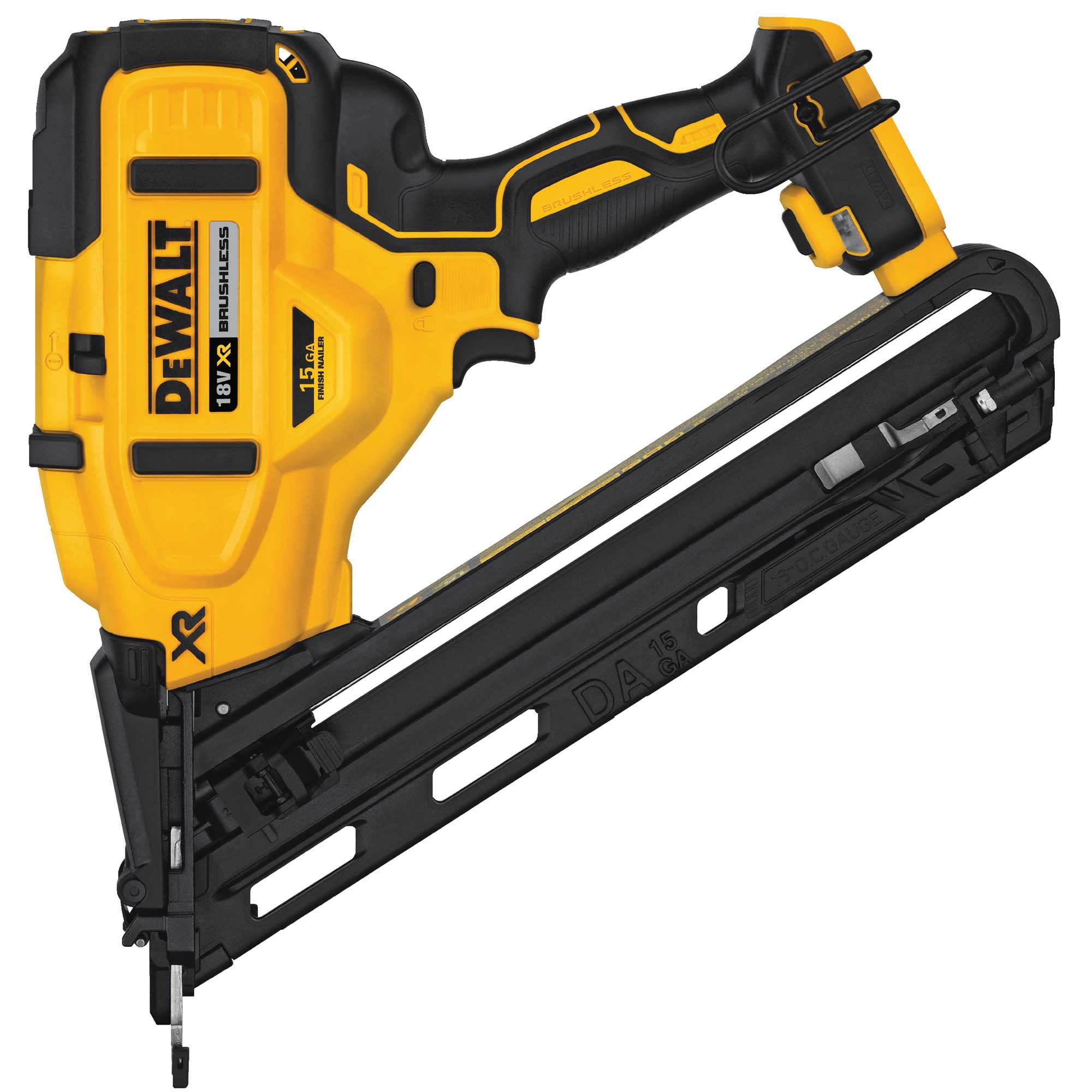 DCN650N DEWALT AKU 18VOLT HŘEBÍKOVAČKA DOKONČOVACÍ PRO HŘEBÍČKY SÍLY 1,8MM, DÉLKY 32 - 63 MM, BEZ BATERIE A NABÍJEČKY, ULOŽENÉ V KRABICI
