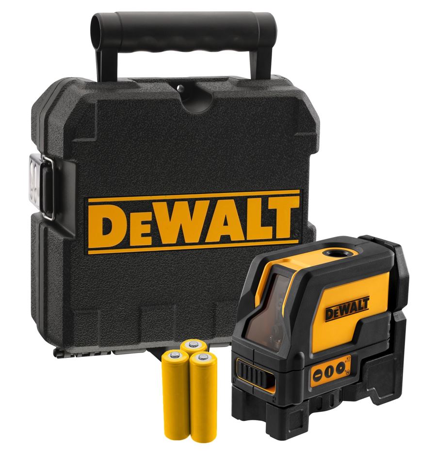 DW0822 DeWALT KŘÍŽOVÝ LASER + PAPRSEK OLOVNICE