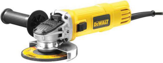 DWE4156 DEWALT ÚHLOVÁ BRUSKA 115 MM, 900 W, BOČNÍ POSUVNÝ SPÍNAČ