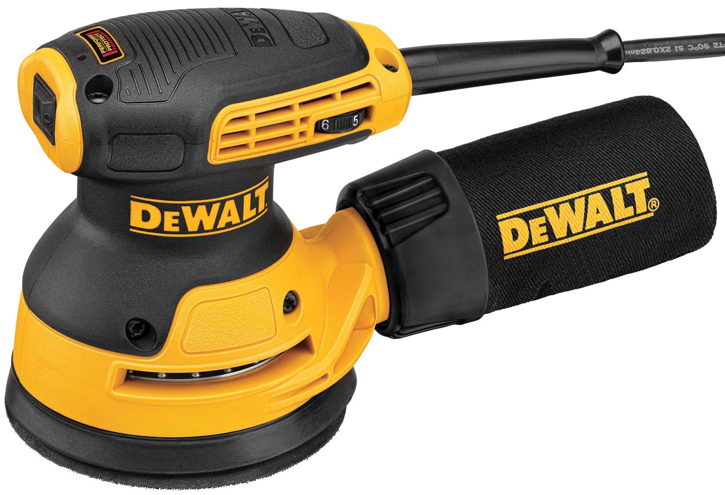 DWE6423 DeWALT EXCENTRICKÁ BRUSKA 125MM, 280W