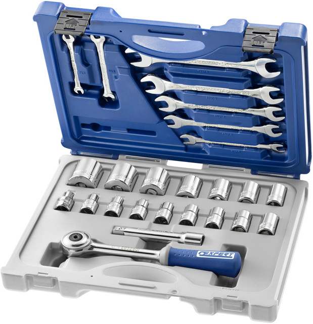 E032937 TONA EXPERT 25DÍLNÁ SADA 1/2 NÁŘADÍ A OČKOPLOCHÝCH KLÍČŮ