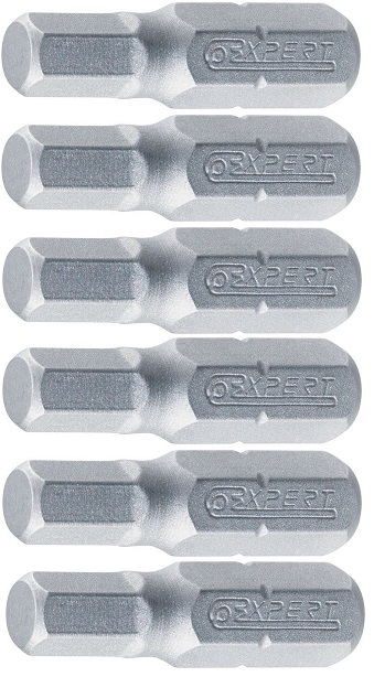 E113651 TONA EXPERT 1/4 BITY 25MM IMBUS, 2,5MM, 6 KS
