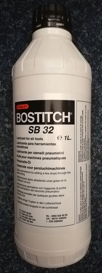SB32 BOSTITCH OLEJ 1L NA MAZÁNÍ PNEUMATICKÉHO NÁŘADÍ