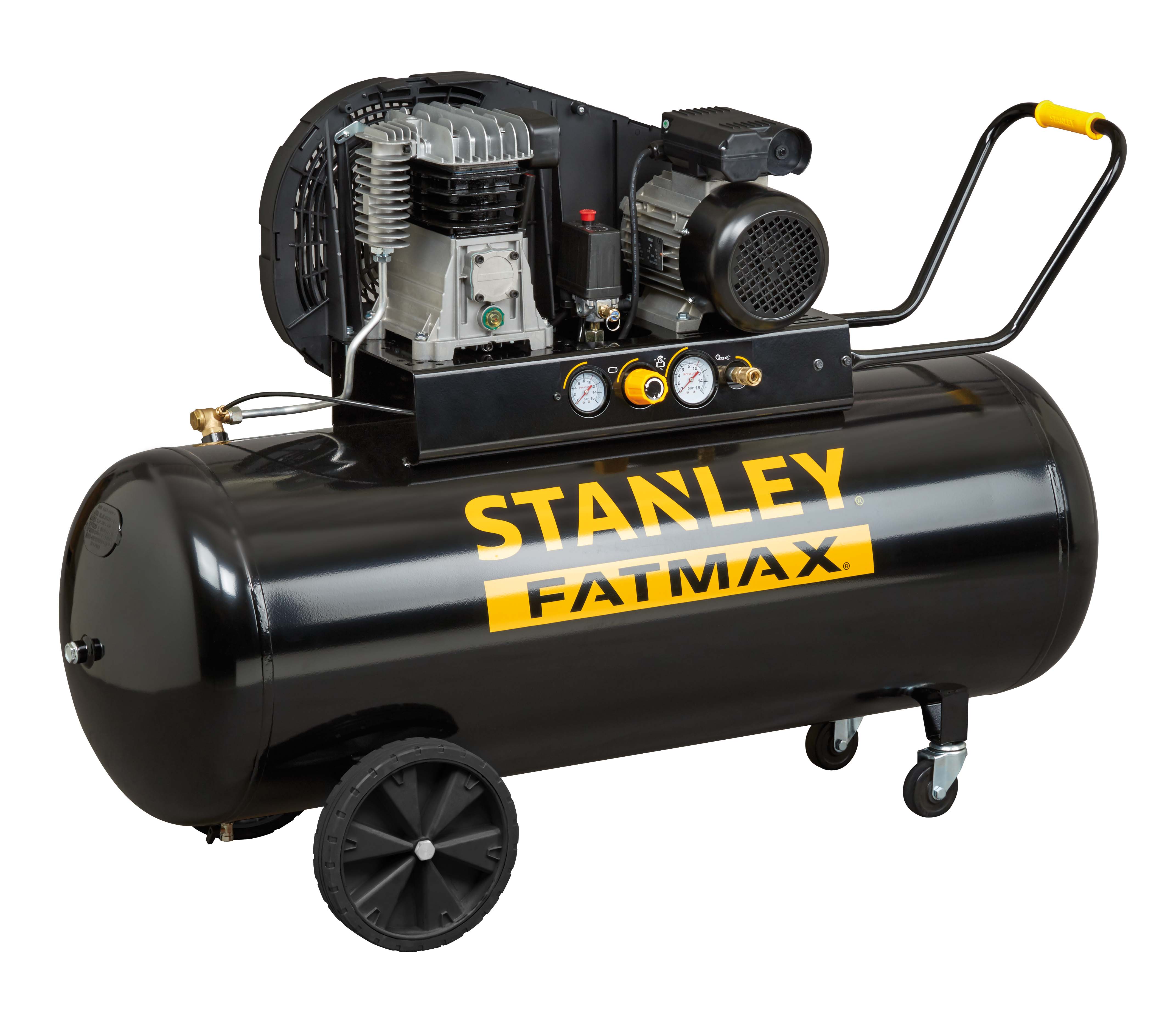 STANLEY B 400/10/200 Kompresor 2válcový, řemenový, olejový, PROFI, s nádrží 200L a tlakem 10Bar