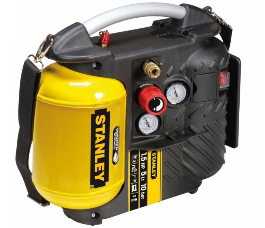 STANLEY DN 200/10/5 Kompresor přenosný s nádrží 5L a tlakem 10Bar