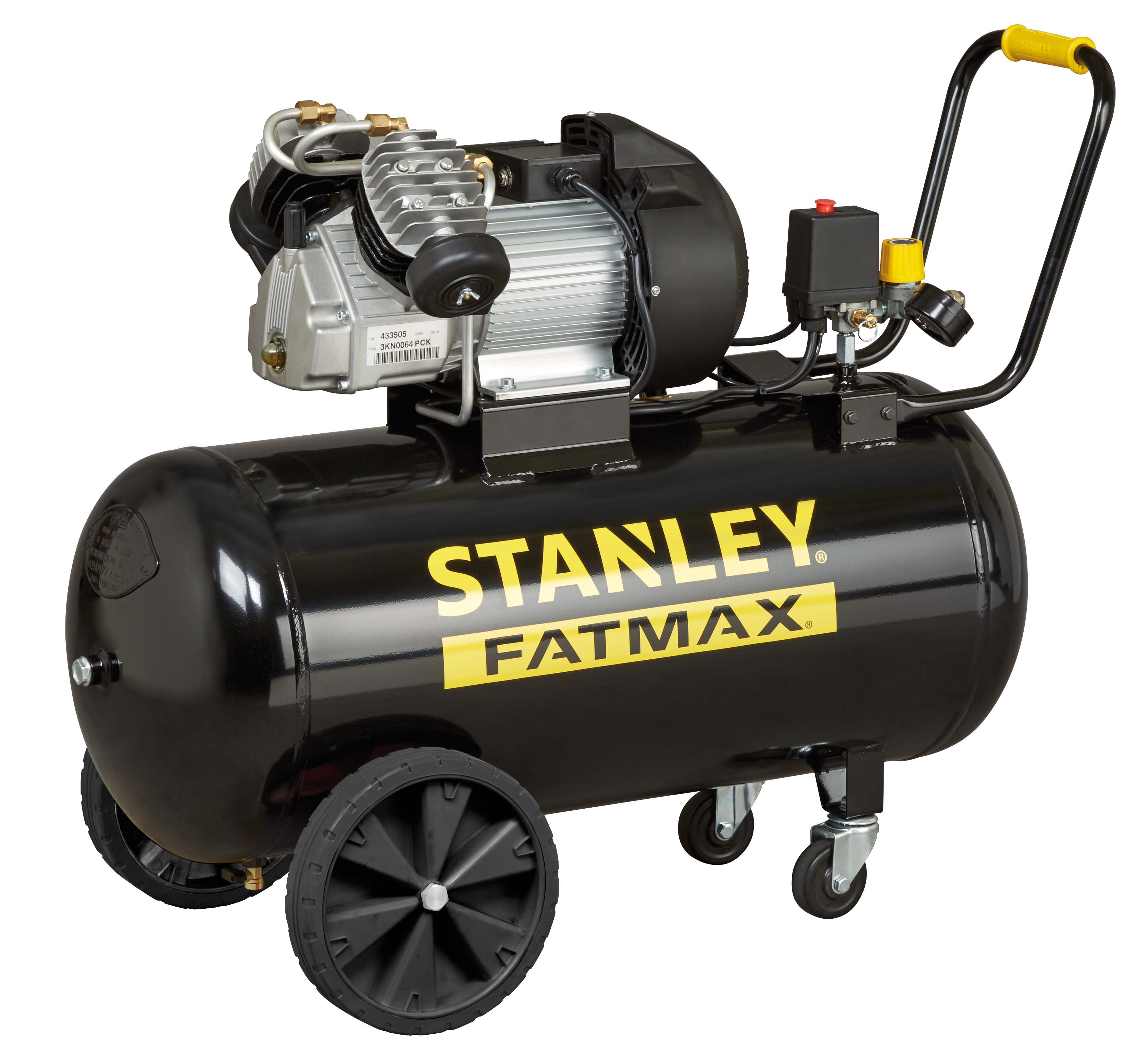 STANLEY DV2 400/10/100 Kompresor 2válcový, olejový, PROFI, s nádrží 100L a tlakem 10Bar
