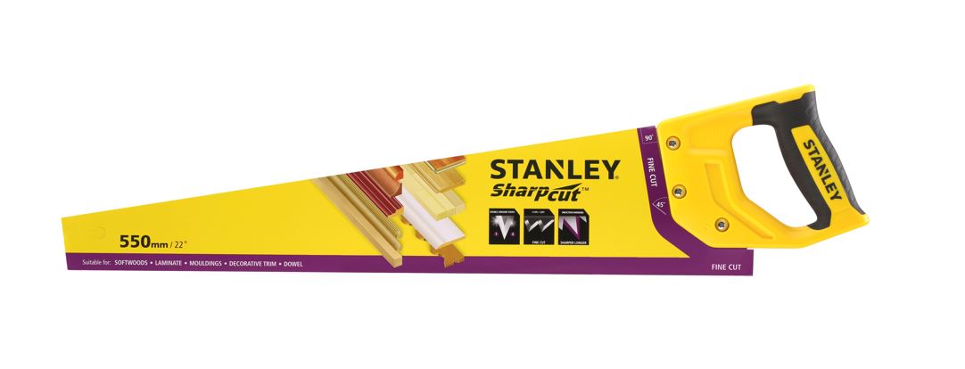 Dewalt STHT20372-1 STANLEY RUČNÍ PILA 550mm, 11 ZUBŮ NA 2,5CM LIŠTY NA JEMNÉ ŘEZY