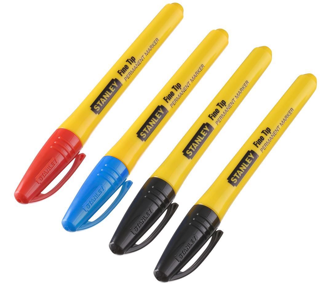 STHT81391-0 STANLEY SADA PERMANENTNÍCH POPISOVAČŮ S JEMNÝ HROTEM