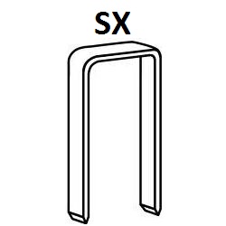 SX503535Z Bostitch SPONY SX DÉLKY 35MM, ŠÍŘKA HŘBETU 5,6MM, POZINK 3000ks