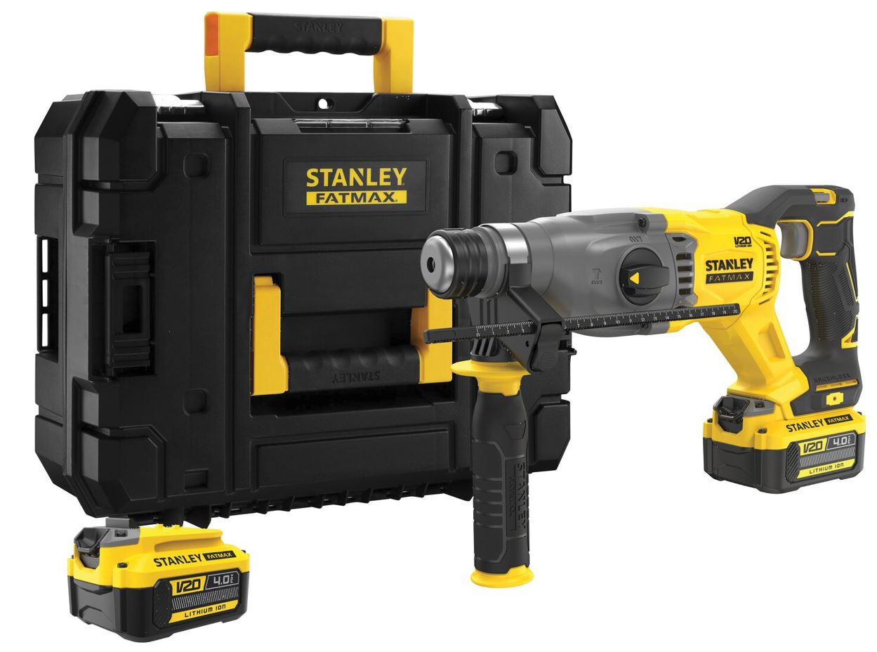SFMCH900M22-QW 18V STANLEY FATMAX V20 BRUSHLESS AKU KOMBINOVANÉ KLADIVO SDS-PLUS