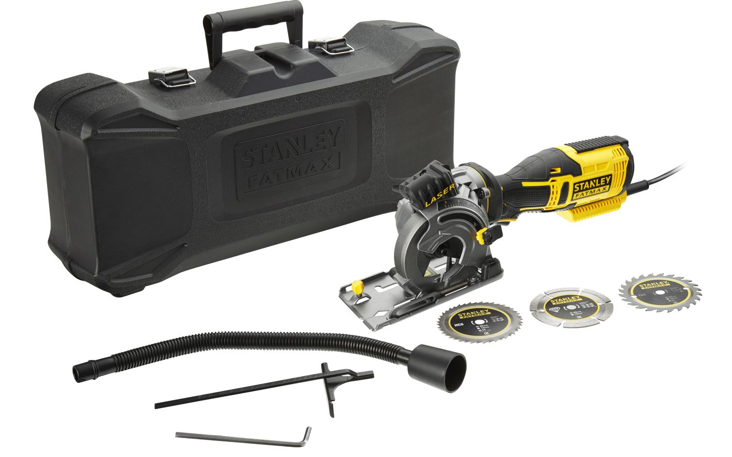 FME380K-QS STANLEY FATMAX KOMPAKTNÍ RUČNÍ OKRUŽNÍ PILA 650W 89MM FME380K - BALENÍ V KUFRU