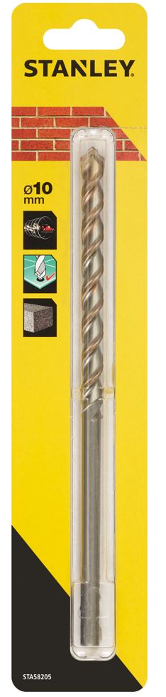 STA58205 STANLEY PŘESNÝ VRTÁK DO ZDIVA Ø 10,0 X 200/110 MM