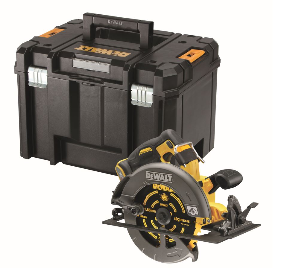 DCS578NT DEWALT 54VOLT FLEXVOLT AKU KOTOUČOVÁ PILA 190MM, BEZ BATERIE A NABÍJEČKY, KUFR T-STAK