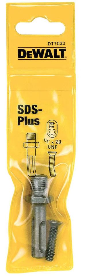 DT7030 DEWALT ADAPTÉR SDS-PLUS - 1/2 X 20 UNF (ADAPTÉR BEZ SKLÍČIDLA)