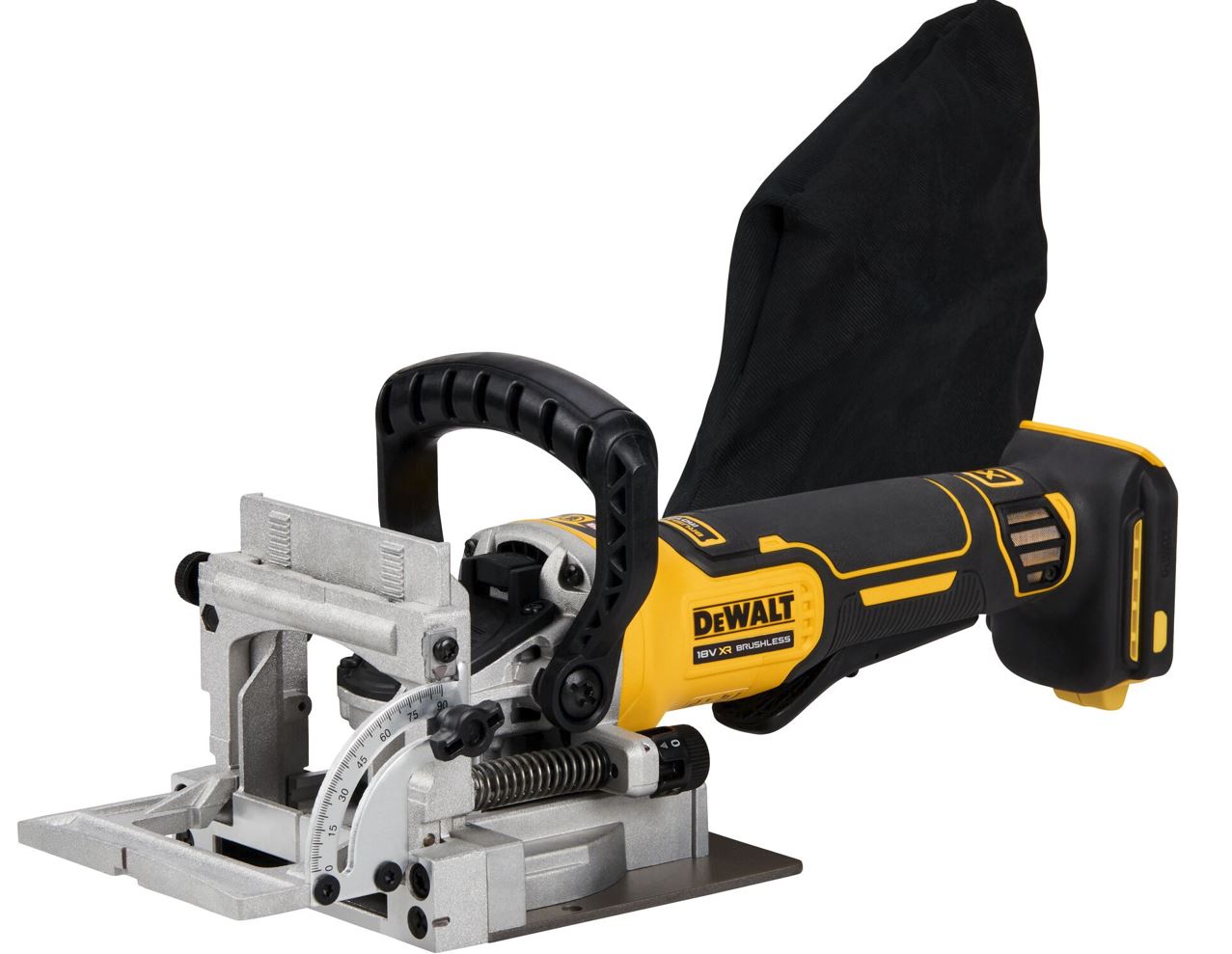DCW682NT DEWALT XR 18V AKU BEZUHLÍKOVÁ LAMELOVACÍ FRÉZKA, BEZ BATERIE A NABÍJEČKY, KUFR T-STAK