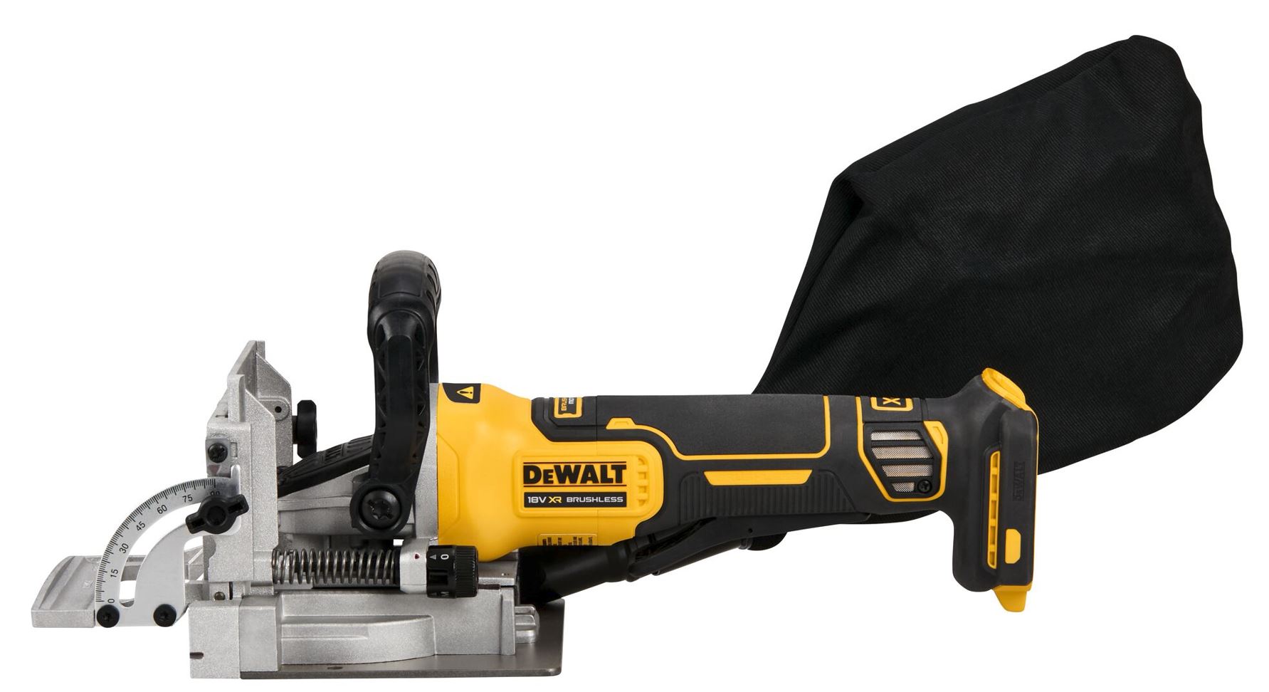 DCW682N DEWALT XR 18V AKU BEZUHLÍKOVÁ LAMELOVACÍ FRÉZKA, BEZ BATERIE A NABÍJEČKY, KARTONOVÁ KRABICE