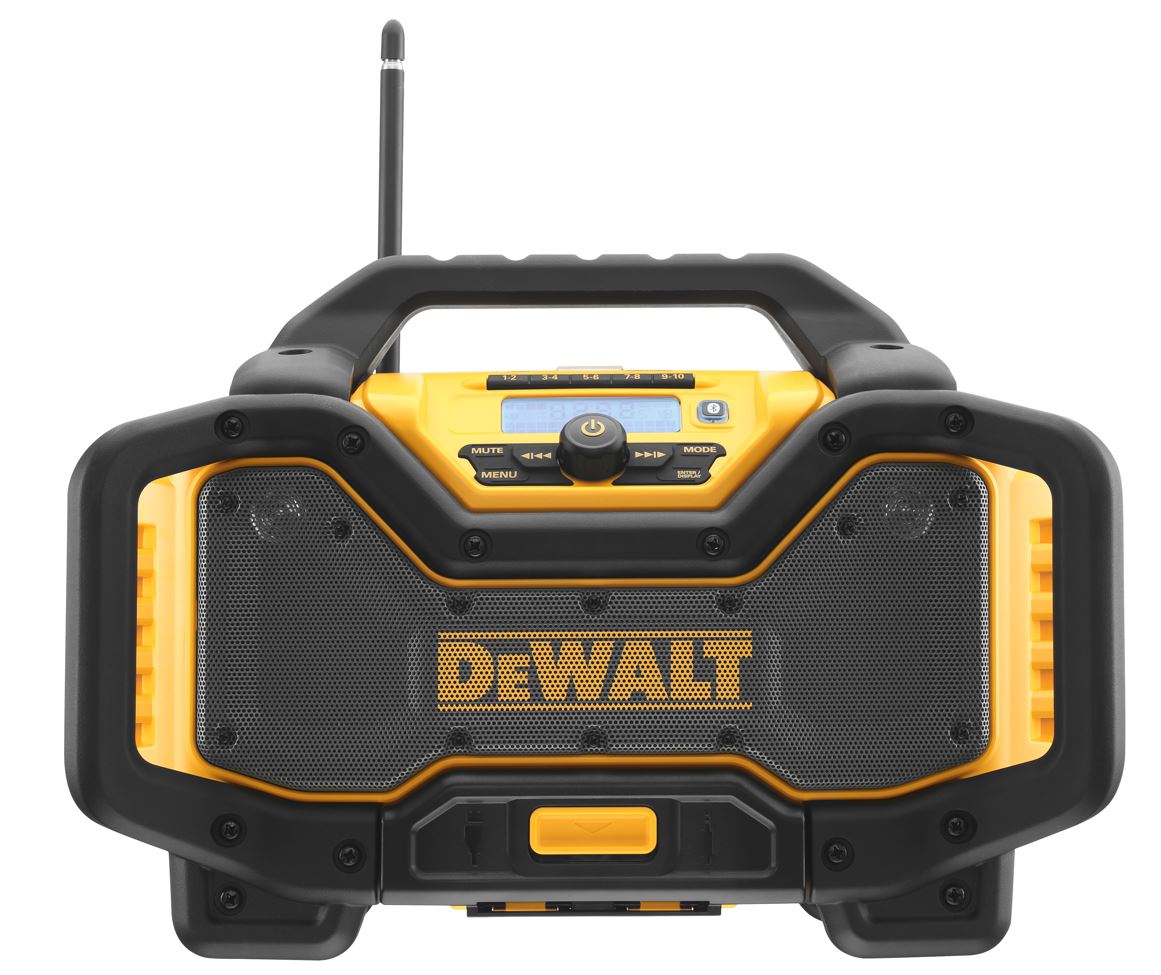 DCR027 DEWALT AKU / 220V RÁDIO / NABÍJEČKA PRO BATERIE XR 10,8V , 14,4V , 18V I FLEXVOLT 54V