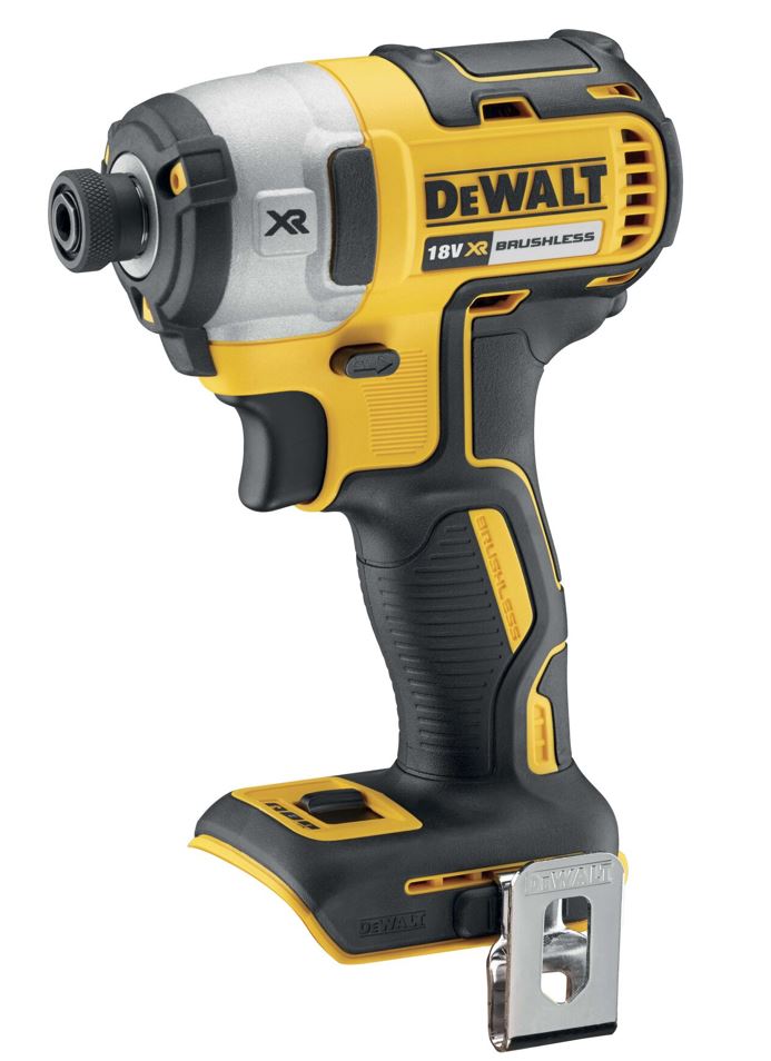 DCF887N DeWALT 18V AKU BEZUHLÍKOVÝ RÁZOVÝ UTAHOVÁK 1/4" - BEZ BATERIÍ A NABÍJEČKY, KARTONOVÁ KRABICE