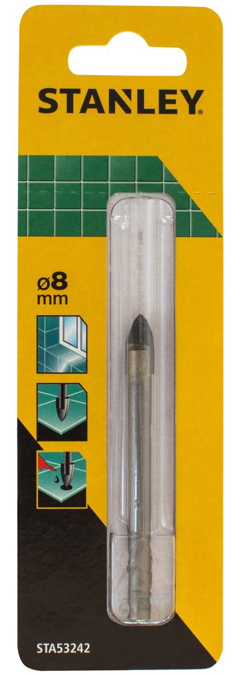STA53242 STANLEY VRTÁK Ø 8,0 X 83 MM DO OBKLADŮ / DLAŽBY / SKLA