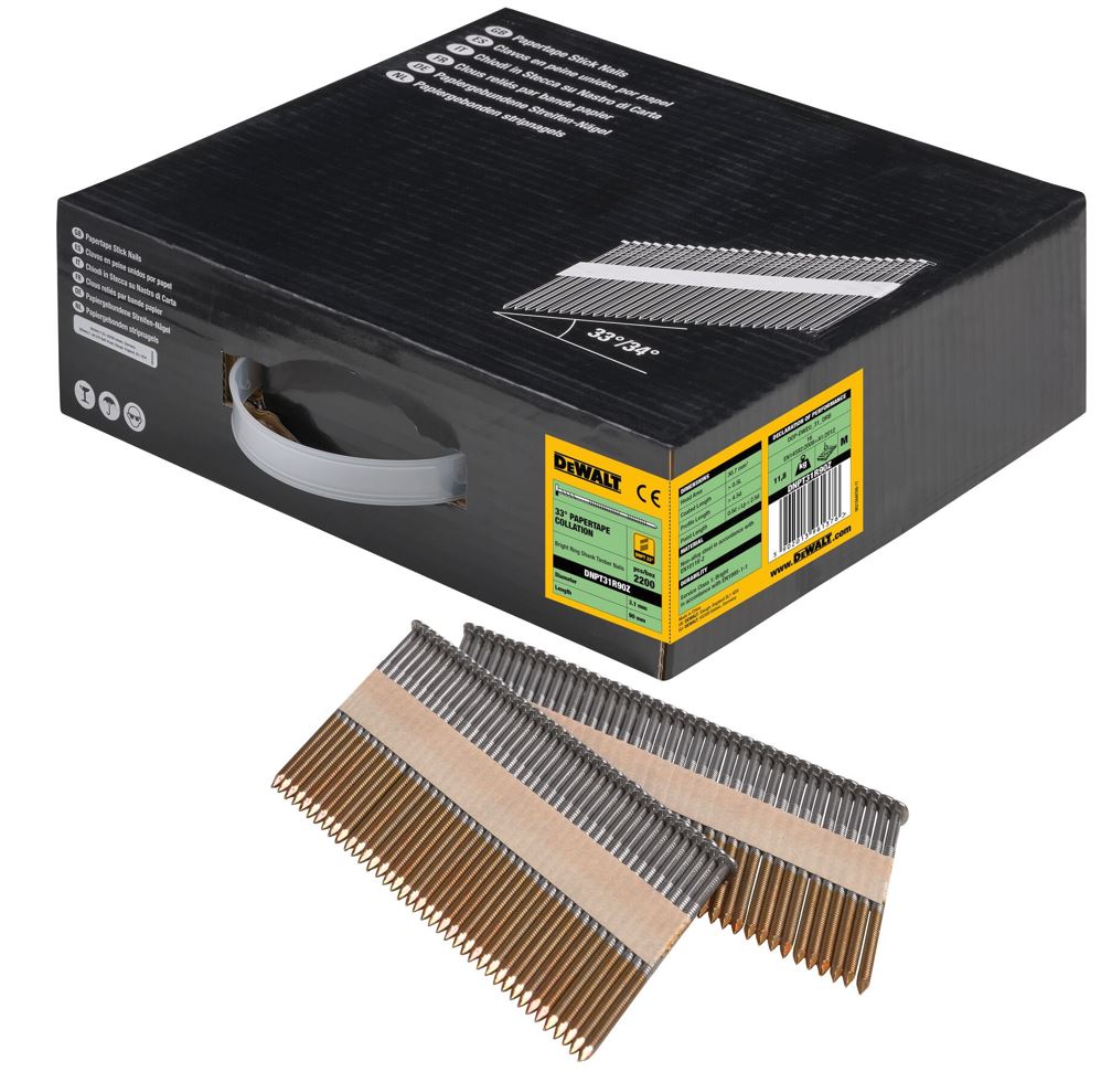 DNPT31R90Z DEWALT KONVEXNÍ HŘEBÍKY 3,1 X 90 MM, 2200 KS