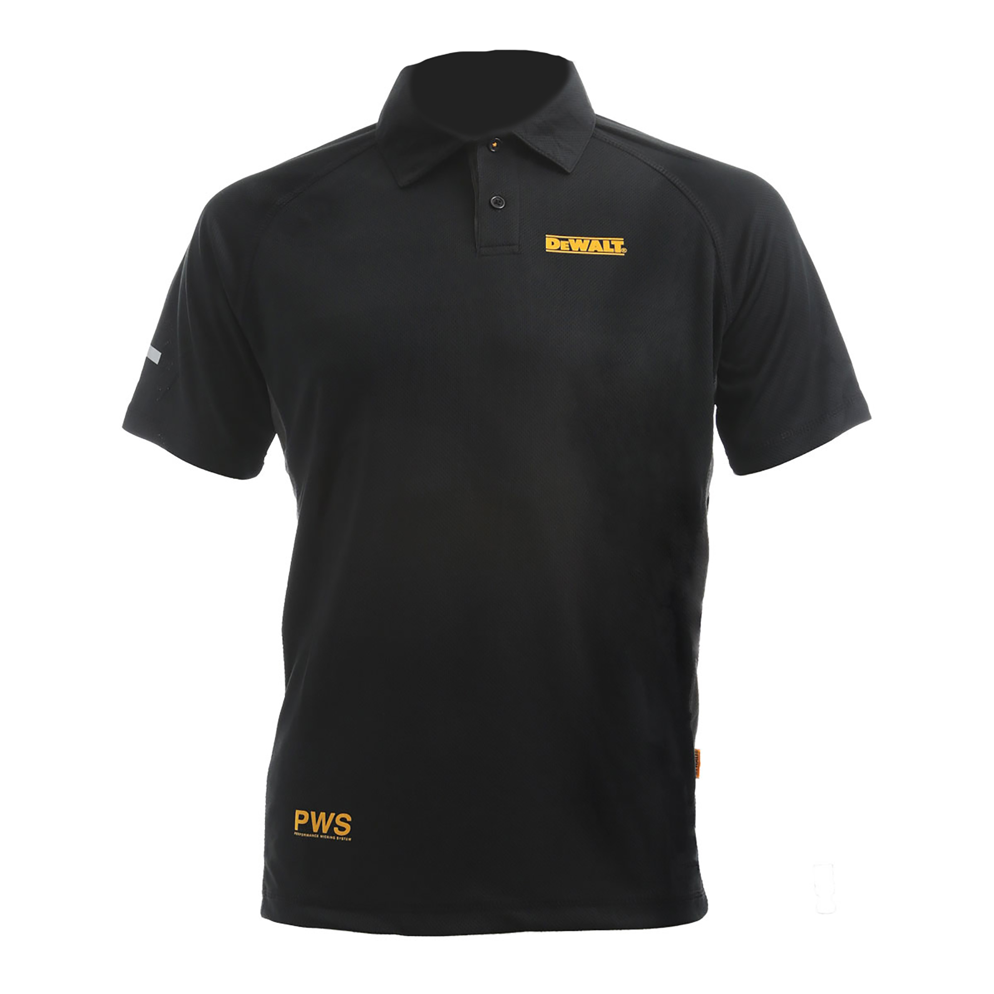 DEWALT-MORAVA PÁNSKÉ POLO TRIČKO DEWALT ORIGINAL ČERNÉ RUTLAND PERFORMANCE* Velikost: XL