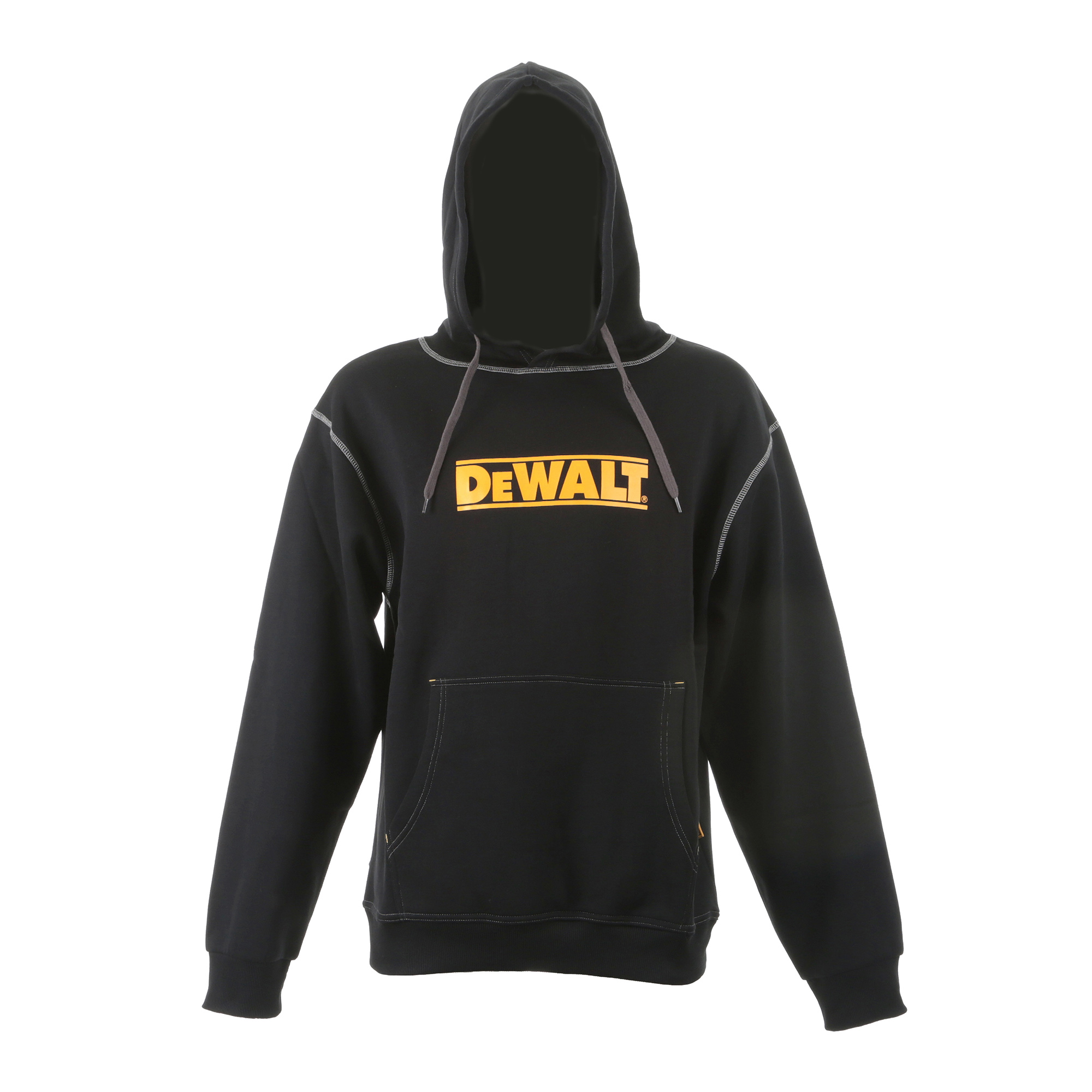 DEWALT-MORAVA PÁNSKÁ MIKINA S KAPUCÍ DEWALT ORIGINAL ČERNÁ HOODED* Velikost: L