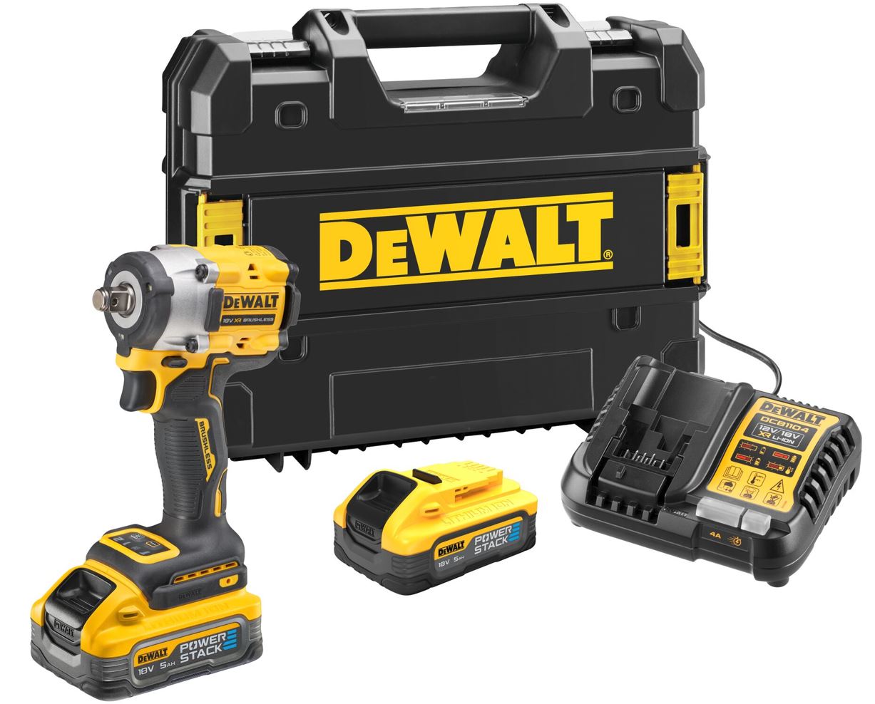 DCF921H2T DEWALT 18V AKU BEZUHLÍKOVÝ RÁZOVÝ UTAHOVÁK 1/2