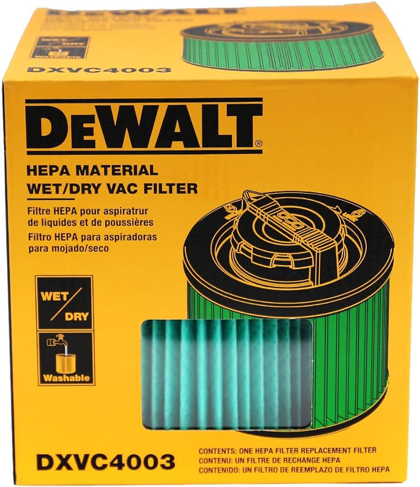 DEWALT DXVC4003 NÁHRADNÍ HEPA FILTR PRO VYSAVAČE 15-30L