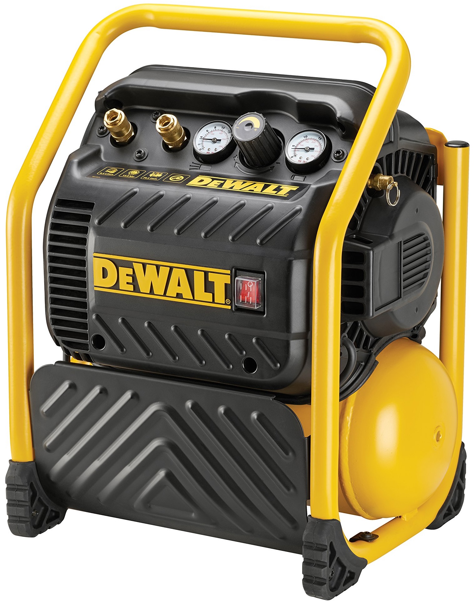DPC10QTC-QS DEWALT VZDUCHOVÝ KOMPRESOR 13,8 BAR, 9,4L, 1100W + 10M HADICE