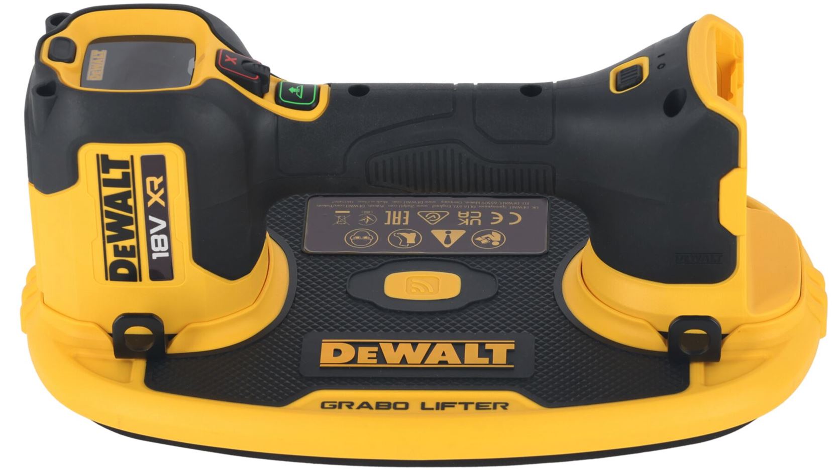 DCE590N DEWALT AKU 18V PŘÍSAVKA GRABO, BEZ BATERIE A NABÍJEČKY, KARTONOVÁ KRABICE