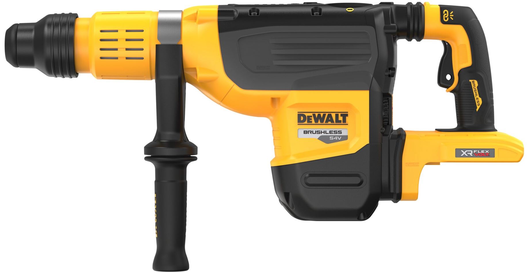 DCH775N DEWALT 54V AKU BEZUHLÍKOVÉ KOMBINOVANÉ KLADIVO SDS-MAX, 19,4 J, BEZ BATERIE A NABÍJEČKY