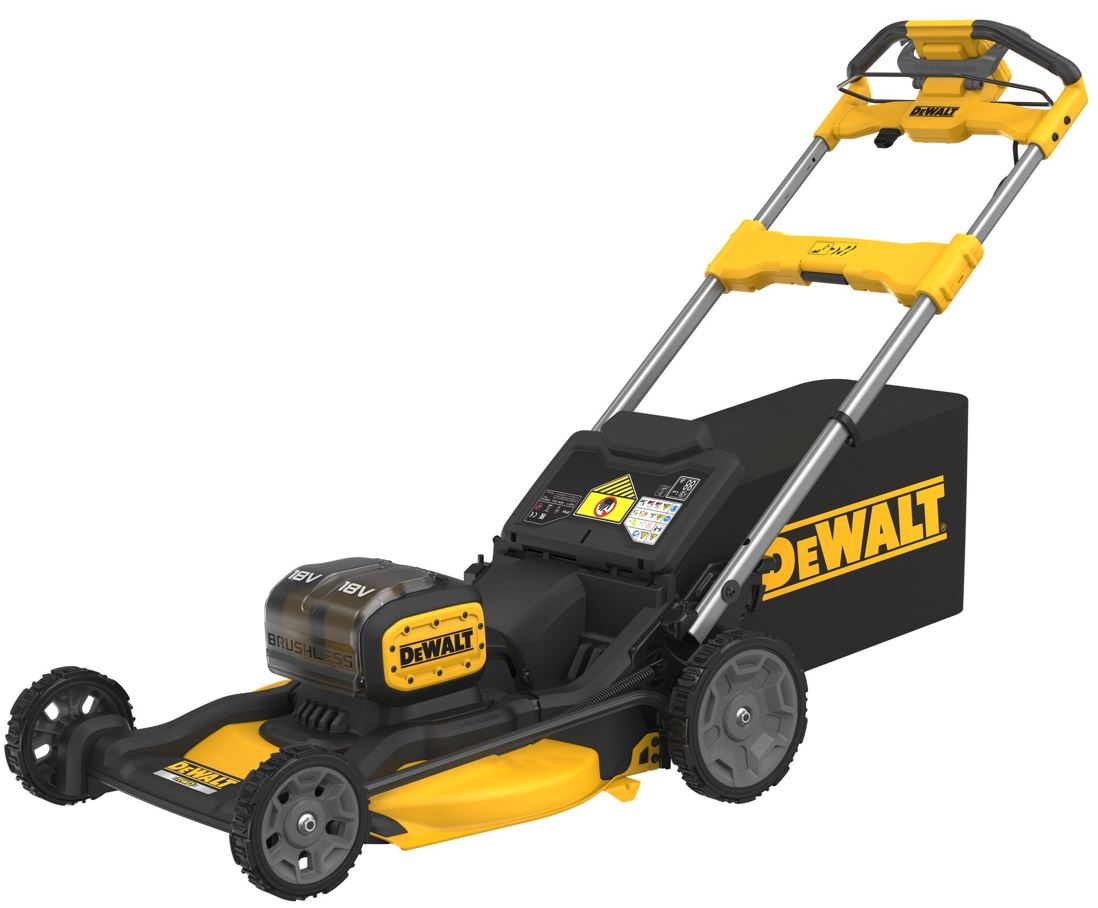 DCMWSP156N-XJ DEWALT AKU 18V BEZUHLÍKOVÁ SEKAČKA NA TRÁVU S POJEZDEM, BEZ BATERIE A NABÍJEČKY