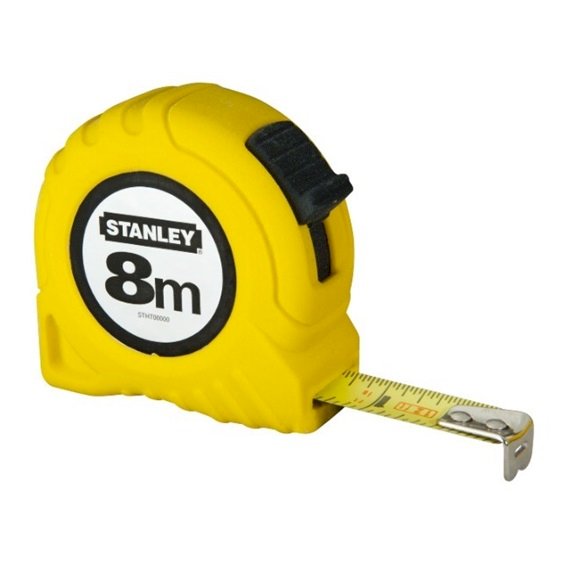 Stanley 0-30-457 Svinovací metr 8M vodováhy od výrobce FORD TOOLS Stanley 0-30-457 Svinovací metr 8M