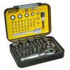 1-13-906 STANLEY 1/4" 39DÍLNÁ SADA BITŮ A HLAVIC S MINI-RÁČNOU
