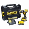 DCD796M2 DeWALT AKU BEZUHÍKOVÁ PŘÍKLEPOVÁ VRTAČKA 18VOLT, 2 X 4,0AH BATERIE XR LI-ION V ÚLOŽNÉM T-STAK BOXU