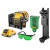 DCE0825D1G DeWALT 10,8V křížový 5-ti bový laser se zeleným paprskem 1 x 2,0 Ah