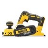 DCP580N DEWALT AKU 18 V BEZUHLÍKOVÝ HOBLÍK, 82mm, 0-2mm ÚBĚR, V KARTONOVÉ KRABICI, BEZ BATERIE A NABÍJEČKY