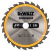 DT1954 DeWALT Pilový kotouč 235x30mm, 24 zubů, ATB 20°, rychlý podélný řez