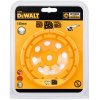 1536 dt3796 dewalt diamantovy talirovy kotouc na brouseni betonu dve rady segmentu 125mm