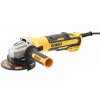 DWE4357 DEWALT BEZUHLÍKOVÁ ÚHLOVÁ BRUSKA 125MM, 1700W, S REGULACÍ OTÁČEK