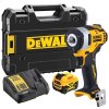 DCF903P1 DEWALT 12V AKU BEZUHLÍKOVÝ RÁZOVÝ UTAHOVÁK 3/8", 1 X 5,0Ah BATERIE XR LI-ION, NABÍJEČKA, KUFR T-STAK