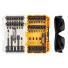 DT70740T DEWALT 38DÍLNÁ SADA ŠROUBOVACÍCH NÁSTAVCŮ FLEXTORQ + PRACOVNÍ BRÝLE
