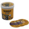 DT20540 DEWALT 100 KS ŘEZNÝCH KOTOUČŮ 125 X 1,0 MM NA KOV