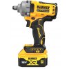 DCF891P2T DEWALT 18VOLT AKU BEZUHLÍKOVÝ RÁZOVÝ UTAHOVÁK 1/2" , 813Nm, 2 X BATERIE 5,0 AH, NABÍJEČKA, KUFR T-STAK